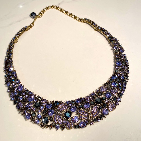 Heidi Daus ‘Fantasy in Flight’ Collar Necklace - Picture 1 of 8